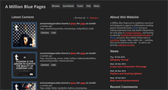 Desktop Screenshot of amillionbluepages.net