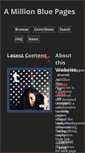 Mobile Screenshot of amillionbluepages.net
