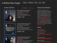 Tablet Screenshot of amillionbluepages.net